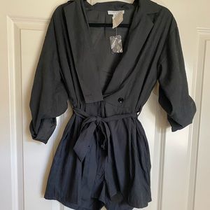 Black chic romper